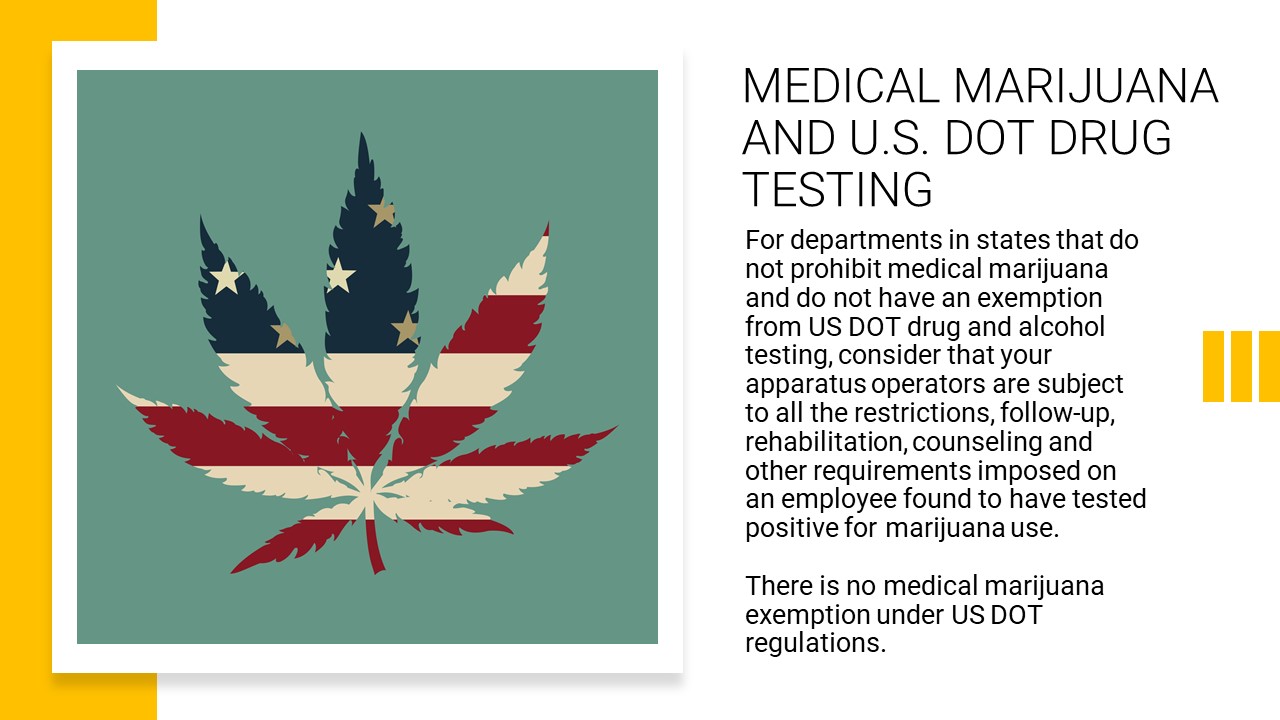 Medical marijuana and DOT testing
