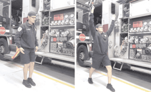 Mobility Exercises for Firefighters - Step Backs