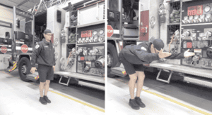Mobility Exercises for Firefighters - Waiters Bow