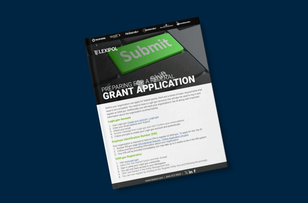 Tip Sheet - Preparing for a Federal Grant Application