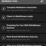 Lexipol Wellness App - Meditation Tools