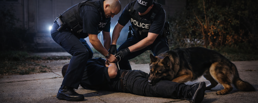 Police Dog Warning Requirement